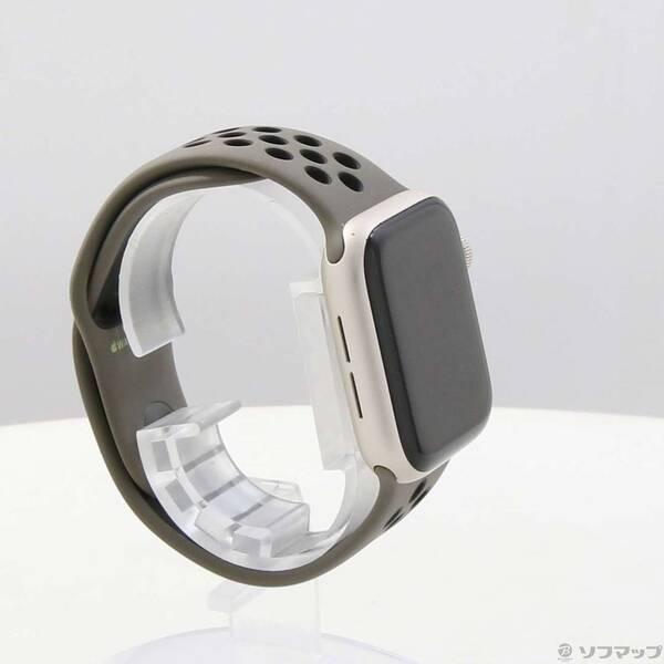 〔中古〕Apple(アップル) Apple Watch SE 第2世代 GPS 40mm スターライトアルミニウムケース オリーブグレー／ブラックNikeスポーツバンド〔352-ud〕 |  | 03