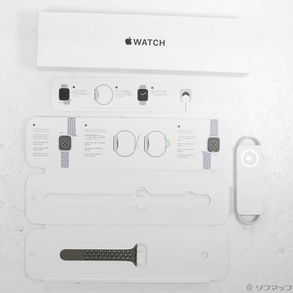 〔中古〕Apple(アップル) Apple Watch SE 第2世代 GPS 40mm スターライトアルミニウムケース オリーブグレー／ブラックNikeスポーツバンド〔352-ud〕 |  | 04