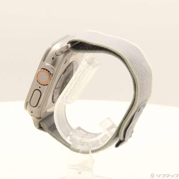 〔中古〕Apple(アップル) Apple Watch Ultra 2 GPS + Cellular 49mm チタニウムケース グリーン／グレイトレイルループ〔198-ud〕 |  | 01