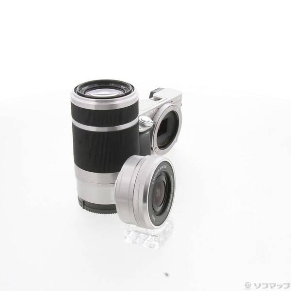 〔中古〕SONY(ソニー) α6000 ダブルズームレンズキット シルバー ILCE-6000Y〔258-ud〕 |  | 03