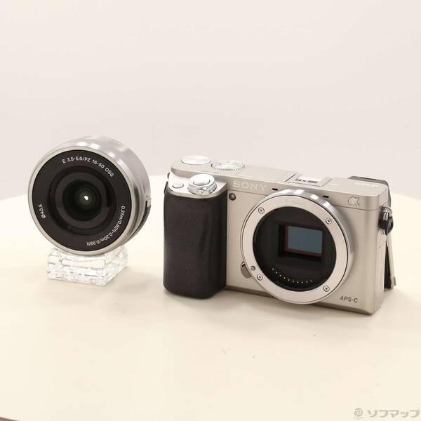 〔中古〕SONY(ソニー) α6000 パワーズームレンズキット シルバー ILCE-6000L〔262-ud〕 | 