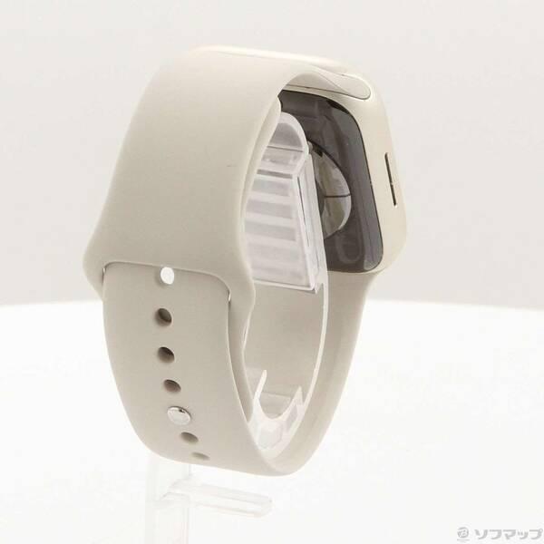 〔中古〕Apple(アップル) Apple Watch Series 8 GPS 45mm スターライトアルミニウムケース スターライトスポーツバンド〔262-ud〕 |  | 02