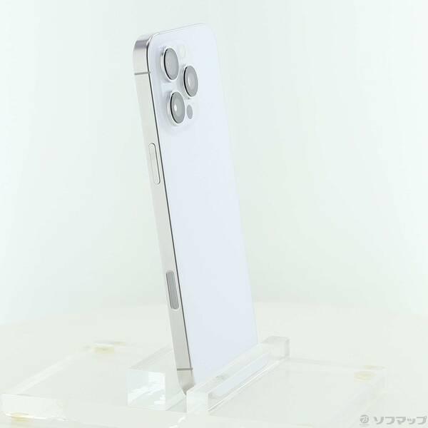 〔中古〕Apple(アップル) iPhone16 Pro Max 256GB ホワイトチタニウム MYWH3J／A SIMフリー〔262-ud〕 |  | 03