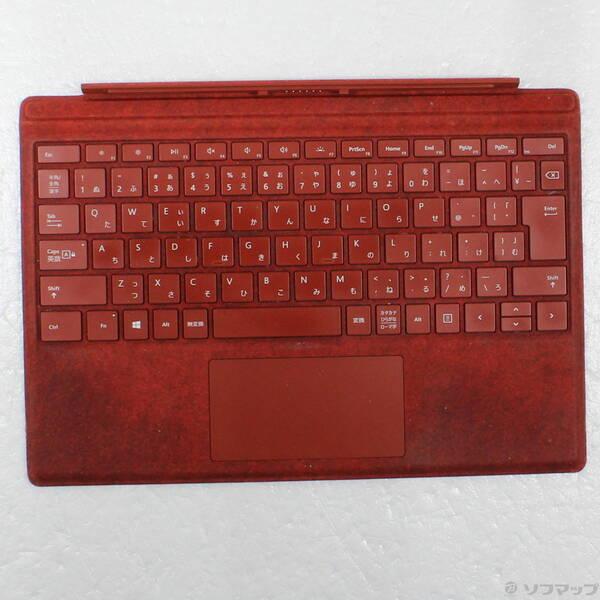 〔中古〕Microsoft(マイクロソフト) Surface Pro Signature Type Cover ポピーレッド FFP-00119〔258-ud〕 | 