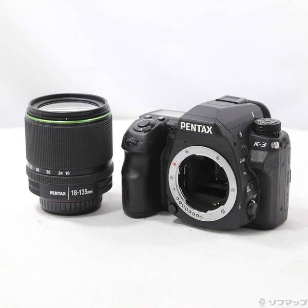 〔中古〕PENTAX(ペンタックス) K-3 18-135mm WRレンズキット 2435万画素／SDHC／ブラック〔262-ud〕 | 