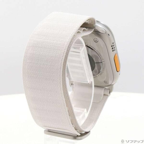 〔中古〕Apple(アップル) Apple Watch Ultra GPS + Cellular 49mm チタニウムケース スターライトアルパインループ〔349-ud〕 |  | 02
