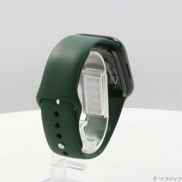 〔中古〕Apple(アップル) Apple Watch Series 7 GPS + Cellular 45mm グリーンアルミニウムケース クローバースポーツバンド〔262-ud〕 |  | 02