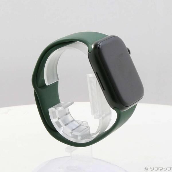 〔中古〕Apple(アップル) Apple Watch Series 7 GPS + Cellular 45mm グリーンアルミニウムケース クローバースポーツバンド〔262-ud〕 |  | 03