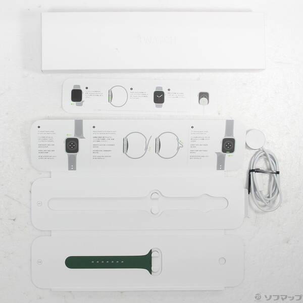 〔中古〕Apple(アップル) Apple Watch Series 7 GPS + Cellular 45mm グリーンアルミニウムケース クローバースポーツバンド〔262-ud〕 |  | 04
