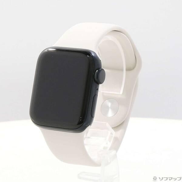 〔中古〕Apple(アップル) Apple Watch SE 第2世代 GPS 40mm ミッドナイトアルミニウムケース スターライトスポーツバンド〔262-ud〕 | 