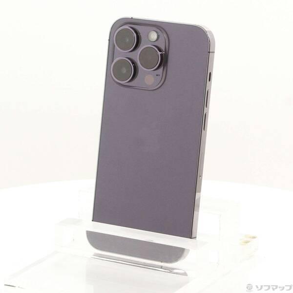 〔中古〕Apple(アップル) iPhone14 Pro 256GB ディープパープル MQ1E3J／A SIMフリー〔276-ud〕 | 