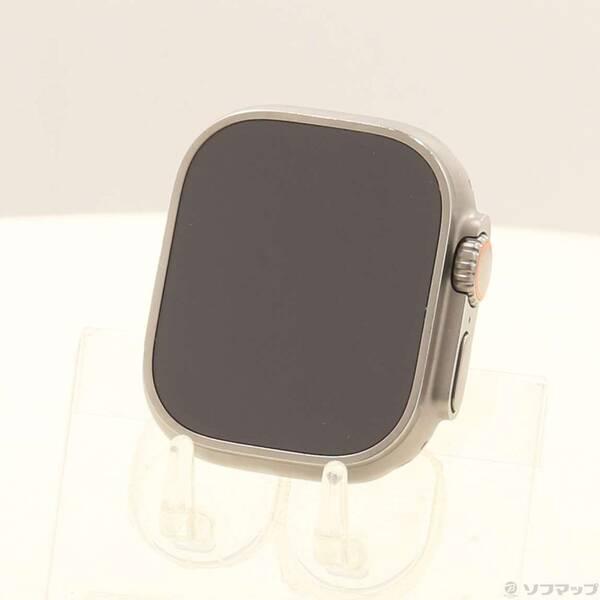 〔中古〕Apple(アップル) Apple Watch Ultra GPS + Cellular 49mm チタニウムケース バンド無し〔377-ud〕 | 