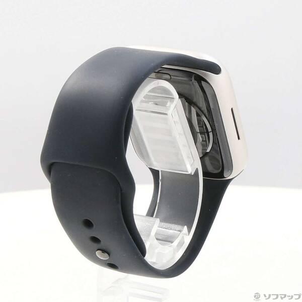 〔中古〕Apple(アップル) Apple Watch Series 9 GPS 45mm スターライトアルミニウムケース ミッドナイトスポーツバンド〔262-ud〕 |  | 02