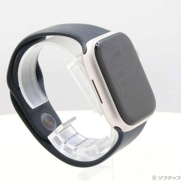 〔中古〕Apple(アップル) Apple Watch Series 9 GPS 45mm スターライトアルミニウムケース ミッドナイトスポーツバンド〔262-ud〕 |  | 03