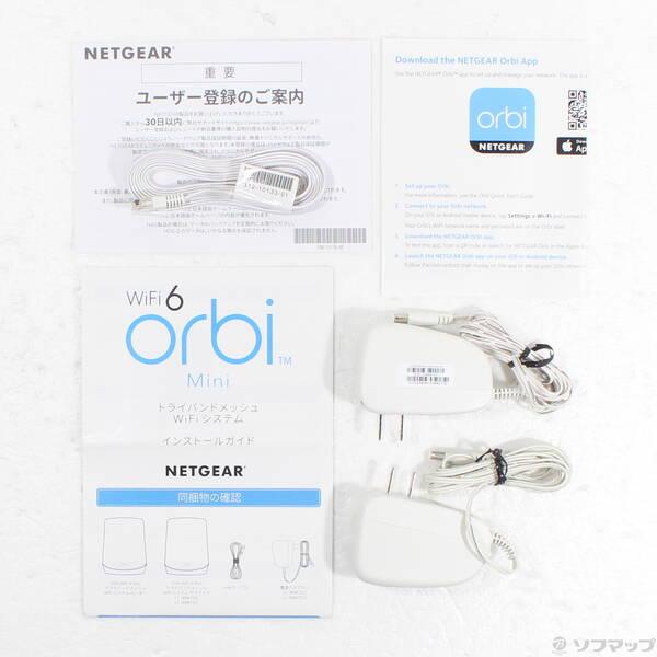 〔中古〕NETGEAR(ネットギア) Orbi WiFi 6 Mini AX4200トライバンドメッシュWiFiシステム スターターキット 2台セット〔262-ud〕 |  | 04