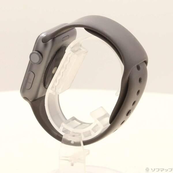 〔中古〕Apple(アップル) Apple Watch Series 3 GPS 42mm スペースグレイアルミニウムケース グレイスポーツバンド〔198-ud〕 |  | 01
