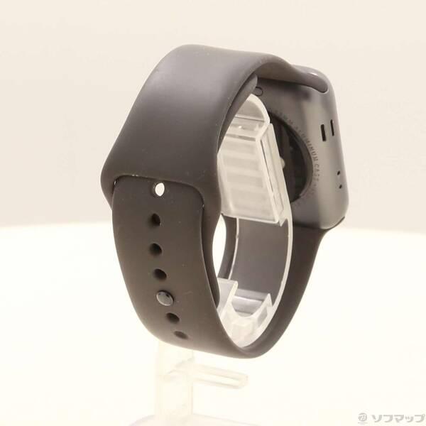 〔中古〕Apple(アップル) Apple Watch Series 3 GPS 42mm スペースグレイアルミニウムケース グレイスポーツバンド〔198-ud〕 |  | 02