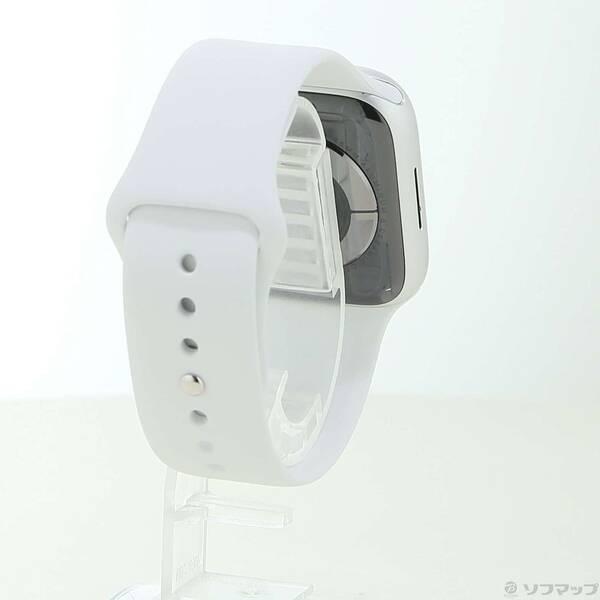 〔中古〕Apple(アップル) Apple Watch Series 8 GPS 45mm シルバーアルミニウムケース ホワイトスポーツバンド〔348-ud〕 |  | 02