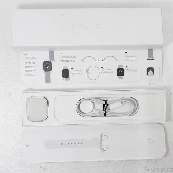 〔中古〕Apple(アップル) Apple Watch Series 8 GPS 45mm シルバーアルミニウムケース ホワイトスポーツバンド〔348-ud〕 |  | 04
