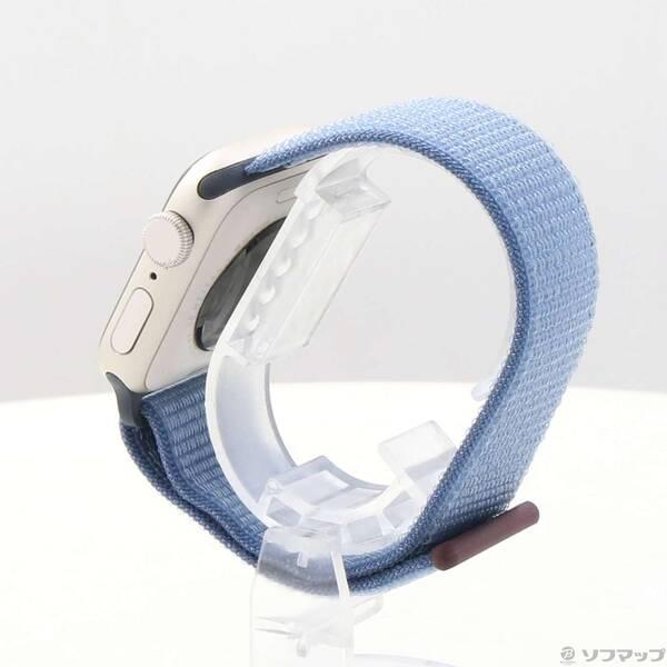 〔中古〕Apple(アップル) Apple Watch SE 第2世代 GPS 40mm スターライトアルミニウムケース ウインターブルースポーツループ〔262-ud〕 |  | 01