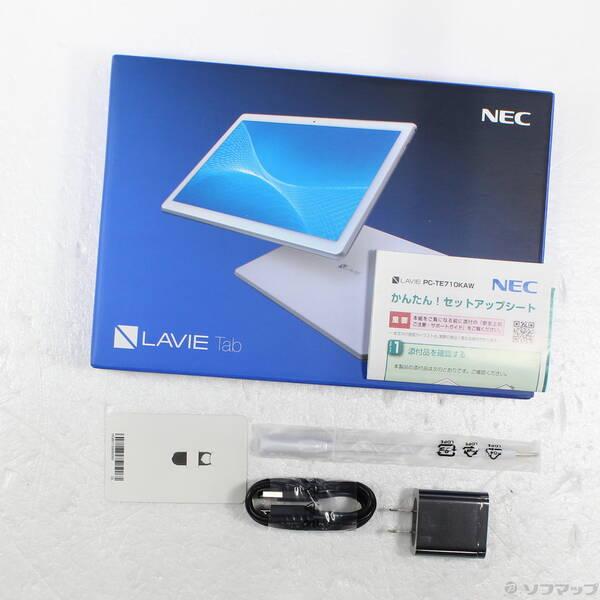 〔中古〕NEC(エヌイーシー) LaVie Tab E TE710／KAW 64GB ホワイト PC-TE710KAW Wi-Fi〔305-ud〕 |  | 04