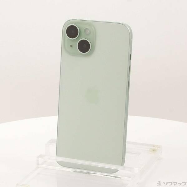 〔中古〕Apple(アップル) iPhone15 256GB グリーン MTMT3J／A SIMフリー〔349-ud〕 | 