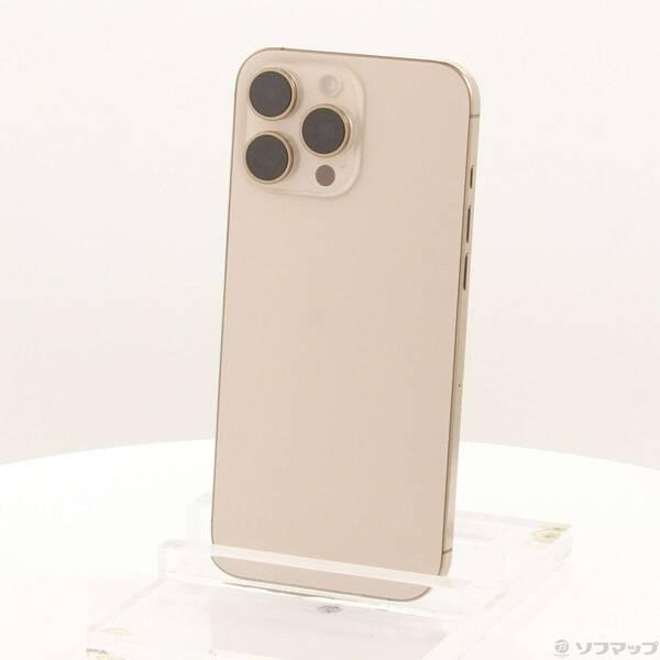 〔中古〕Apple(アップル) iPhone16 Pro Max 512GB デザートチタニウム MYWN3J／A SIMフリー〔196-ud〕 | 