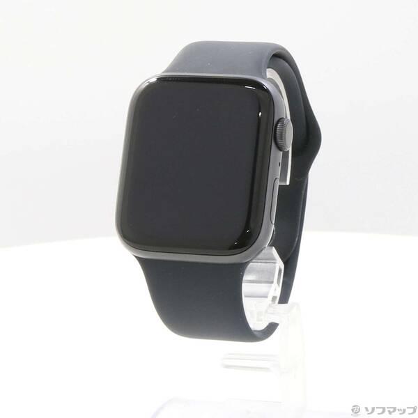 〔中古〕Apple(アップル) Apple Watch Series 6 GPS 44mm スペースグレイアルミニウムケース ブラックスポーツバンド〔198-ud〕 | 