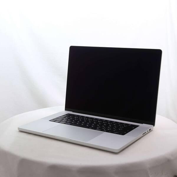 〔中古〕Apple(アップル) MacBook Pro 16.2-inch Late-2021 MK1E3J／A Apple M1 Pro 10コアCPU_16コアGPU 16GB SSD512GB シルバー 〔15.3 Sequoia〕〔262-ud〕 | 