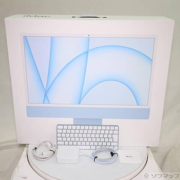 〔中古〕Apple(アップル) iMac 24-inch Mid-2021 MJV93J／A Apple M1 8コアCPU_7コアGPU 8GB SSD256GB ブルー 〔13.7 Ventura〕〔198-ud〕 |  | 04