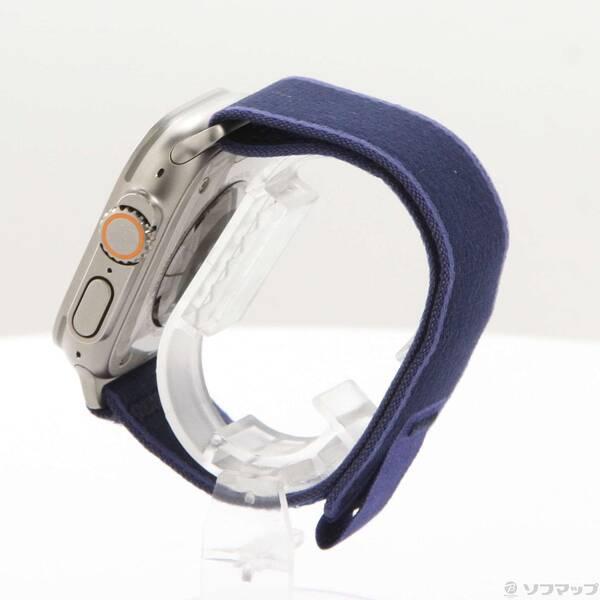 〔中古〕Apple(アップル) Apple Watch Ultra 2 GPS + Cellular 49mm ナチュラルチタニウムケース ブルートレイルループ〔349-ud〕 |  | 01