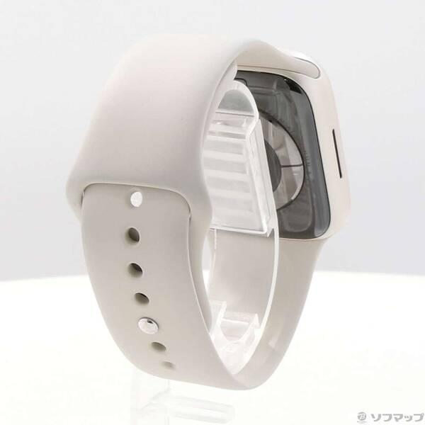 〔中古〕Apple(アップル) Apple Watch Series 9 GPS 45mm スターライトアルミニウムケース スターライトスポーツバンド〔262-ud〕 |  | 02