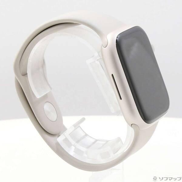 〔中古〕Apple(アップル) Apple Watch Series 9 GPS 45mm スターライトアルミニウムケース スターライトスポーツバンド〔262-ud〕 |  | 03