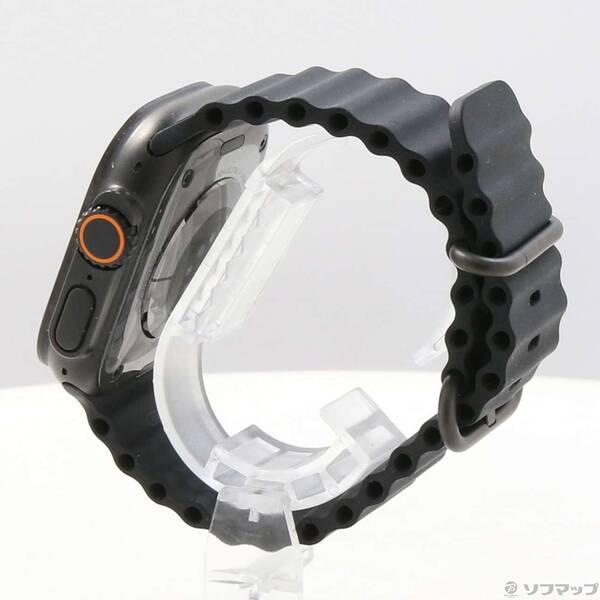 〔中古〕Apple(アップル) Apple Watch Ultra 3 GPS + Cellular 49mm ブラックチタニウムケース ブラックオーシャンバンド〔262-ud〕 |  | 01