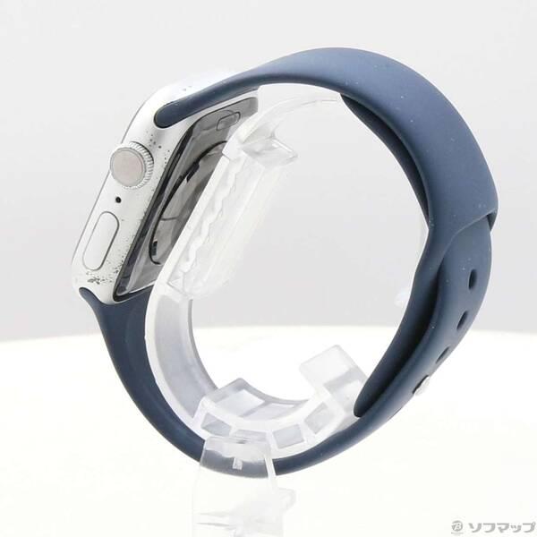 〔中古〕Apple(アップル) Apple Watch Series 9 GPS 41mm シルバーアルミニウムケース ストームブルースポーツバンド〔262-ud〕 |  | 01
