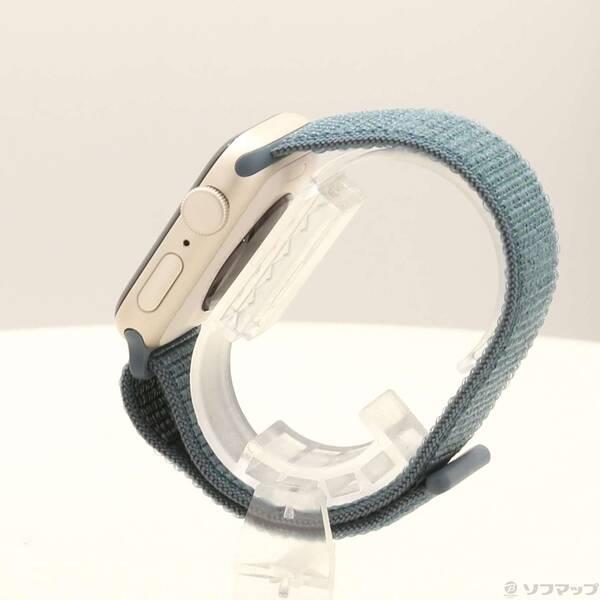 〔中古〕Apple(アップル) Apple Watch SE 第2世代 GPS 40mm スターライトアルミニウムケース レイクグリーンスポーツループ〔348-ud〕 |  | 01