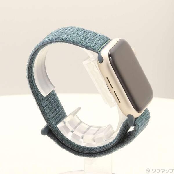 〔中古〕Apple(アップル) Apple Watch SE 第2世代 GPS 40mm スターライトアルミニウムケース レイクグリーンスポーツループ〔348-ud〕 |  | 03