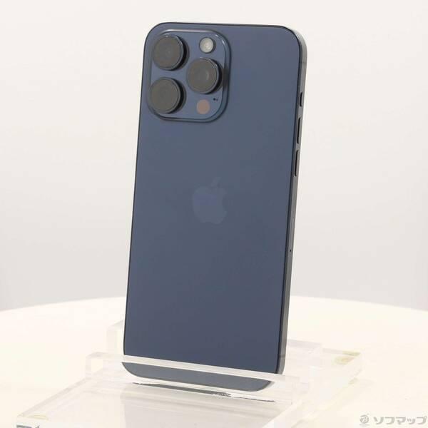 〔中古〕Apple(アップル) iPhone15 Pro Max 256GB ブルーチタニウム MU6T3J／A SIMフリー〔262-ud〕 | 