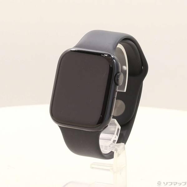 〔中古〕Apple(アップル) Apple Watch Series 7 GPS 45mm ミッドナイトアルミニウムケース ミッドナイトスポーツバンド〔258-ud〕 | 