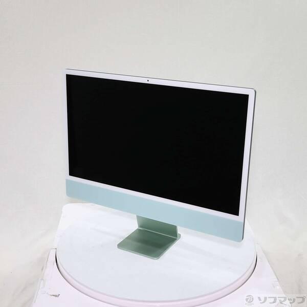 〔中古〕Apple(アップル) iMac 24-inch Mid-2021 MGPH3J／A Apple M1 8コアCPU_8コアGPU 16GB SSD1TB グリーン 〔15.7 Sequoia〕〔258-ud〕 | 