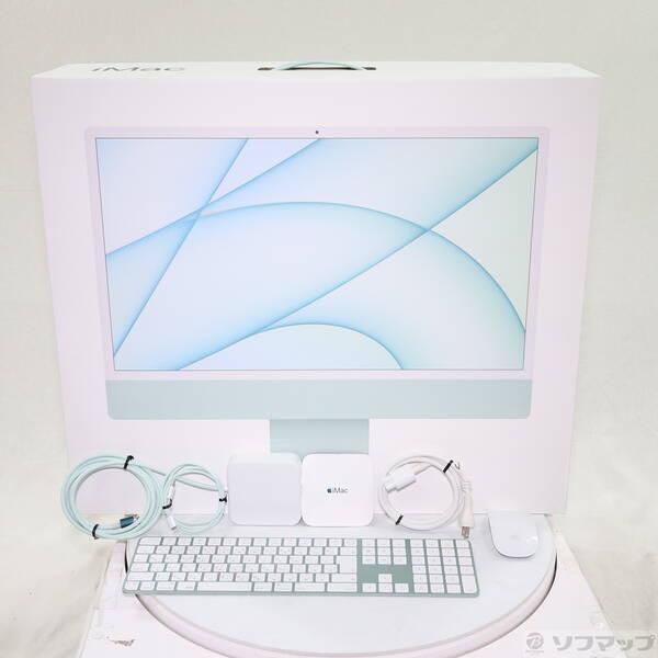 〔中古〕Apple(アップル) iMac 24-inch Mid-2021 MGPH3J／A Apple M1 8コアCPU_8コアGPU 16GB SSD1TB グリーン 〔15.7 Sequoia〕〔258-ud〕 |  | 04