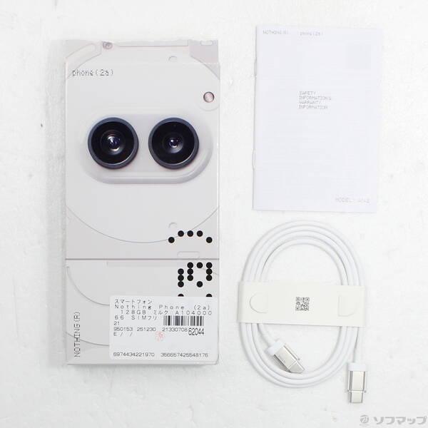 〔中古〕Nothing Nothing Phone (2a) 128GB ミルク A10400066 SIMフリー〔269-ud〕 |  | 04
