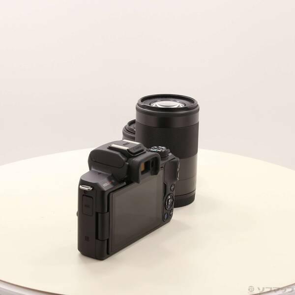 〔中古〕Canon(キヤノン) EOS Kiss M ダブルズームキット ブラック〔348-ud〕 |  | 01