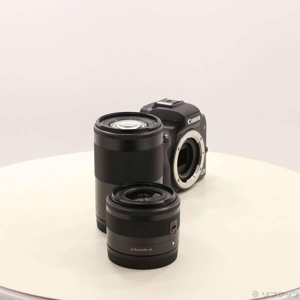 〔中古〕Canon(キヤノン) EOS Kiss M ダブルズームキット ブラック〔348-ud〕 |  | 03