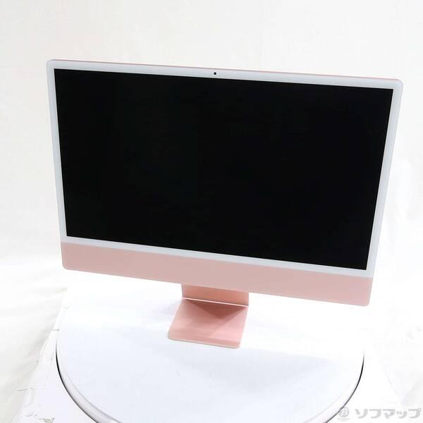 〔中古〕Apple(アップル) iMac 24-inch Mid-2021 MJVA3J／A Apple M1 8コアCPU_7コアGPU 8GB SSD256GB ピンク 〔15.7 Sequoia〕〔258-ud〕 | 
