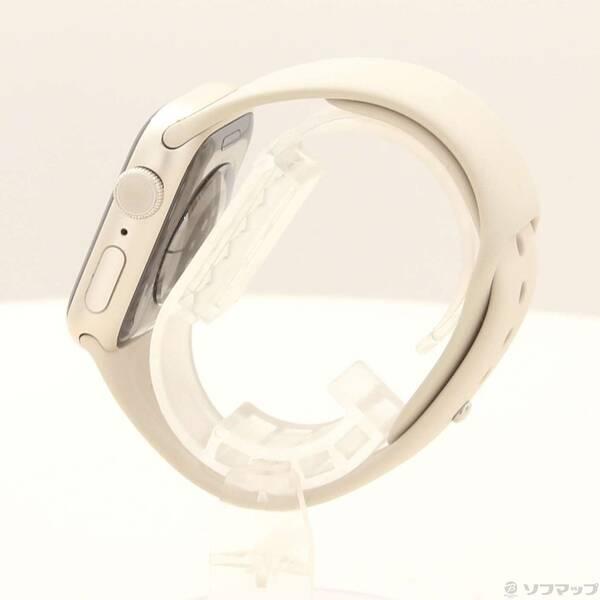 〔中古〕Apple(アップル) Apple Watch Series 7 GPS 41mm スターライトアルミニウムケース スターライトスポーツバンド〔198-ud〕 |  | 01