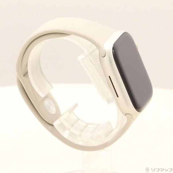 〔中古〕Apple(アップル) Apple Watch Series 7 GPS 41mm スターライトアルミニウムケース スターライトスポーツバンド〔198-ud〕 |  | 03