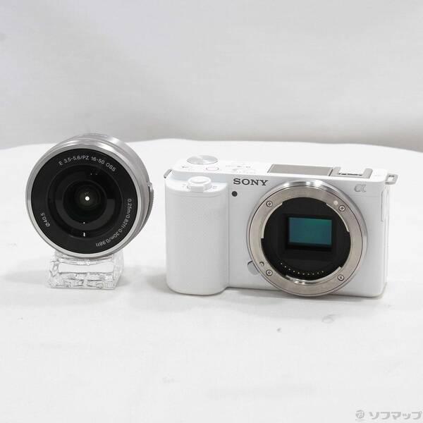 〔中古〕SONY(ソニー) 〔展示品〕 VLOGCAM ZV-E10L パワーズームレンズキット ホワイト〔349-ud〕 | 