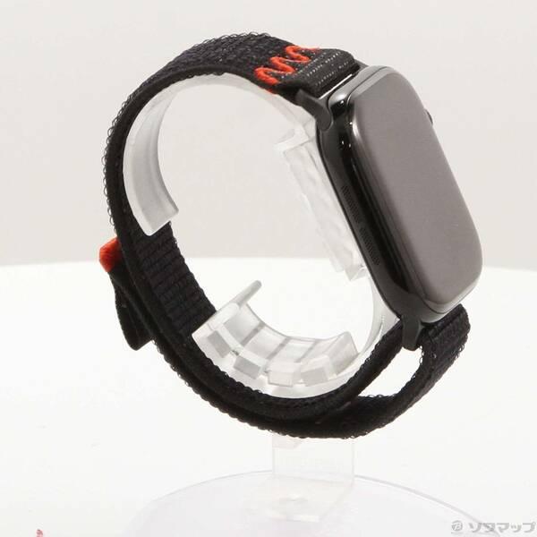 〔中古〕Apple(アップル) Apple Watch Series 11 GPS + Cellular 46mm ジェットブラックアルミニウムケース ミッドナイトブラックNikeスポーツループ〔262-ud〕 |  | 03