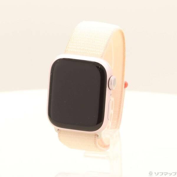 〔中古〕Apple(アップル) Apple Watch Series 9 GPS 41mm ピンクアルミニウムケース ライトピンクスポーツループ〔297-ud〕 | 